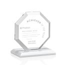 Leyland White Polygon Crystal Award