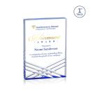Chestham Full Color Blue Rectangle Acrylic Award