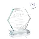 Pickering Starfire Polygon Crystal Award