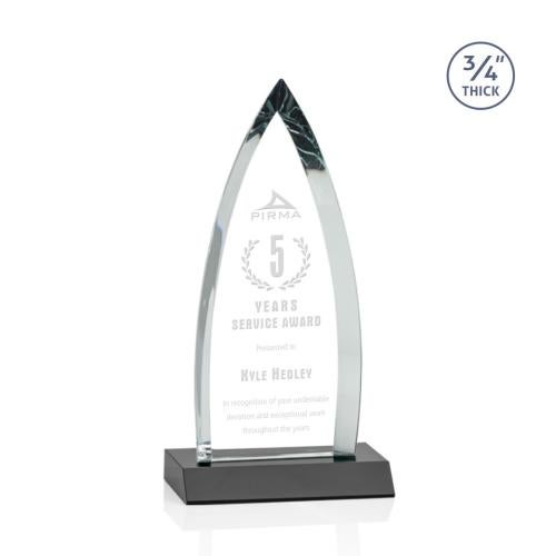 Awards and Trophies - Crystal Awards - Shildon Black Peaks Crystal Award