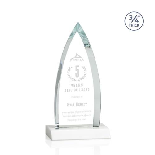Awards and Trophies - Crystal Awards - Shildon White Peaks Crystal Award