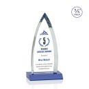 Shildon Full Color Blue Peaks Crystal Award