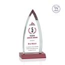Shildon Full Color Red Peaks Crystal Award