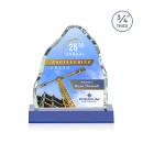 Dunwich Full Color Blue Crystal Award