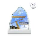 Dunwich Full Color White Crystal Award