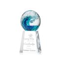 Surfside Globe on Celestina Base Glass Award