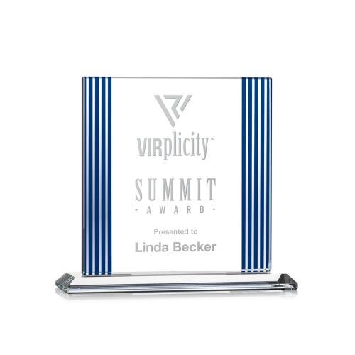 Awards and Trophies - Crystal Awards - Brooklyn Deep Etch Rectangle Crystal Award