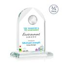 Blake Full Color Starfire Globe Crystal Award