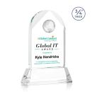 Blake Full Color Starfire on Newhaven Globe Crystal Award