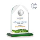 Blake Golf Full Color Green Globe Crystal Award