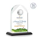 Blake Golf Full Color Black Globe Crystal Award