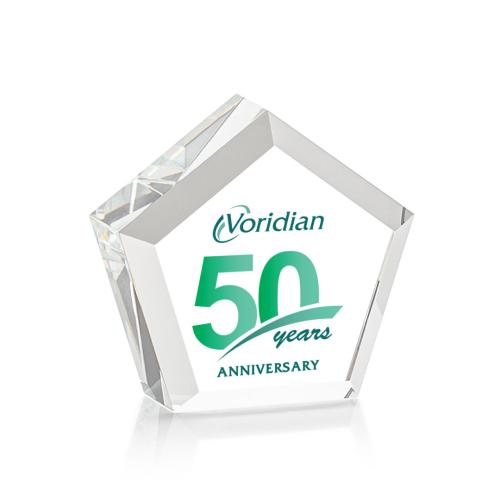 Awards and Trophies - Full Color Imprint - Genosee Full Color Paperweight