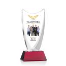 Dawkins Full Color Red Peaks Crystal Award