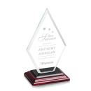 Tuscany Rosewood Diamond Crystal Award