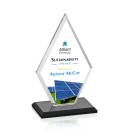 Tuscany Full Color Black Diamond Crystal Award