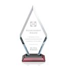 Cancun Rosewood Diamond Crystal Award