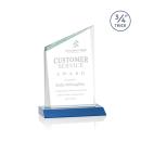 Scarsdale Sky Blue Peaks Crystal Award