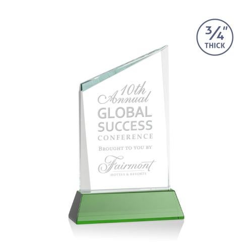 Awards and Trophies - Crystal Awards - Scarsdale Green on Newhaven Peaks Crystal Award