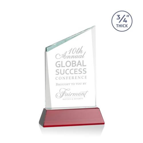 Awards and Trophies - Crystal Awards - Scarsdale Red on Newhaven Peaks Crystal Award
