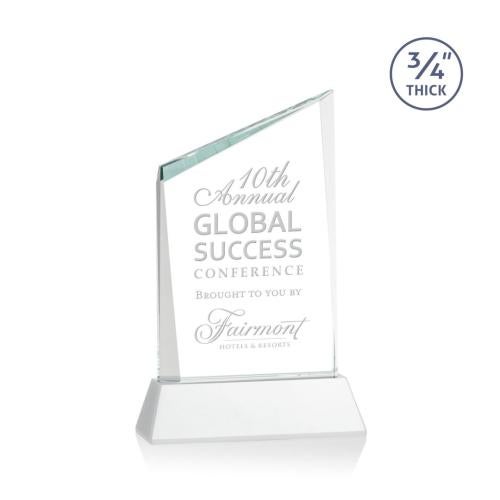 Awards and Trophies - Crystal Awards - Scarsdale White on Newhaven Peaks Crystal Award