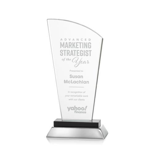 Awards and Trophies - Crystal Awards - Hansen Black Peaks Crystal Award