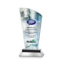 Hansen Full Color Black Peaks Crystal Award