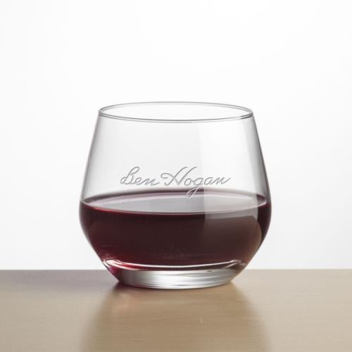 Corporate Gifts - Barware - Wine Glasses - Stemless - Bexley Stemless Wine - Deep Etch
