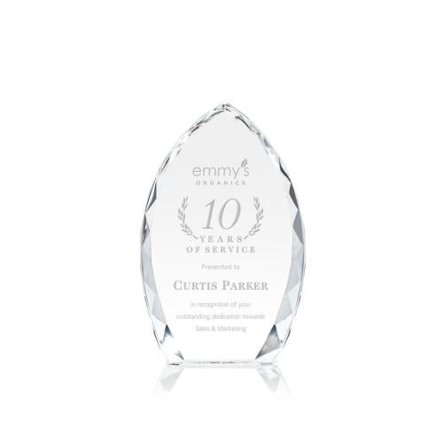 Awards and Trophies - Crystal Awards - Wilton Clear Peaks Crystal Award