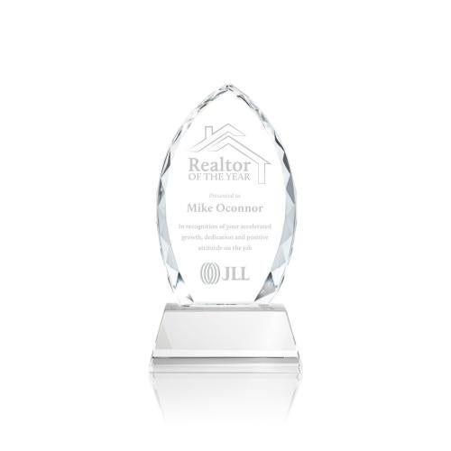 Awards and Trophies - Crystal Awards - Wilton Clear on Newhaven Peaks Crystal Award