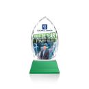 Wilton Full Color Green on Newhaven Peaks Crystal Award