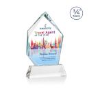Deerhurst Ice Peak Full Color Starfire on Newhaven Peaks Crystal Award