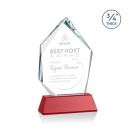 Deerhurst Ice Peak Red on Newhaven Peaks Crystal Award