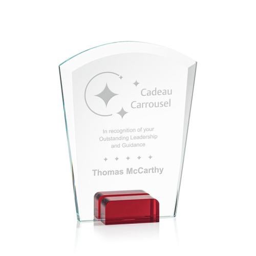 Awards and Trophies - Crystal Awards - Lola Red Peaks Crystal Award
