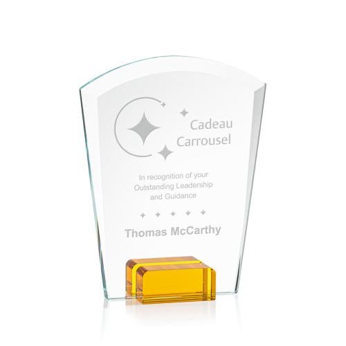 Awards and Trophies - Crystal Awards - Lola Amber Peaks Crystal Award