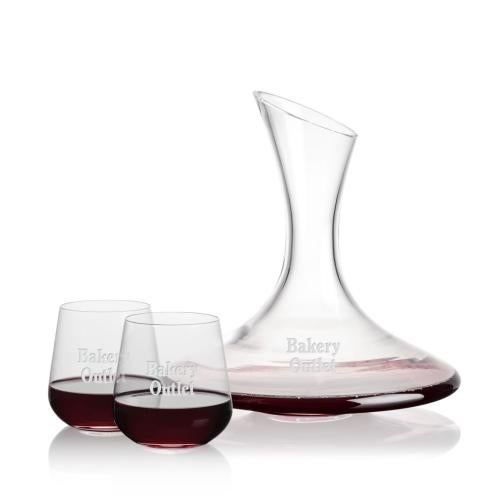 Corporate Gifts - Barware - Carafes - Madagascar Carafe & Howden Stemless Wine