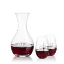 Adelita Carafe & Boston Stemless Wine