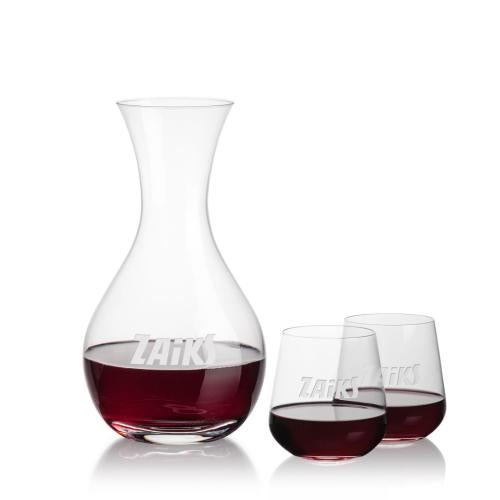 Corporate Gifts - Barware - Carafes - Adelita Carafe & Howden Stemless Wine