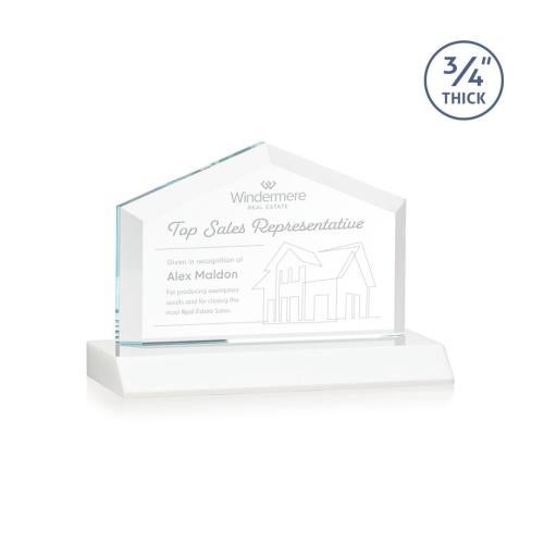 Awards and Trophies - Crystal Awards - Micasa White Peaks Crystal Award