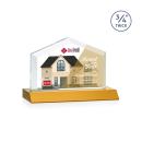 Micasa Full Color Amber Peaks Crystal Award