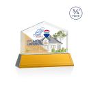 Micasa Full Color Amber on Newhaven Peaks Crystal Award