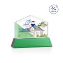 Micasa Full Color Green on Newhaven Peaks Crystal Award