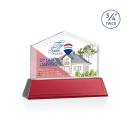 Micasa Full Color Red on Newhaven Peaks Crystal Award