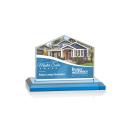 Domicile Full Color Sky Blue Peaks Crystal Award