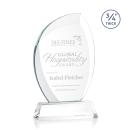 Wichita Clear on Newhaven Base Flame Crystal Award