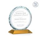 Centura Amber Circle Crystal Award