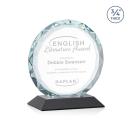 Centura Black Circle Crystal Award