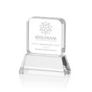 Flamborough Clear on Base Square / Cube Crystal Award