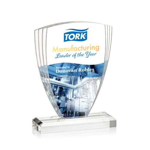 Awards and Trophies - Acrylic Awards - Marcella Full Color Peaks Acrylic Award