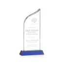 Pollock Blue Peaks Crystal Award