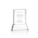 Merit Clear on Base Rectangle Crystal Award